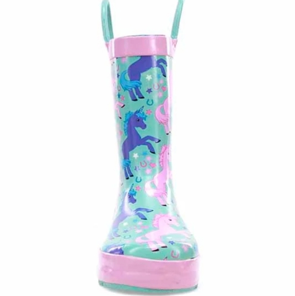 NWT Western Chief Lucky Unicorn Rain Boots Size 13/1 - Picture 3 of 4